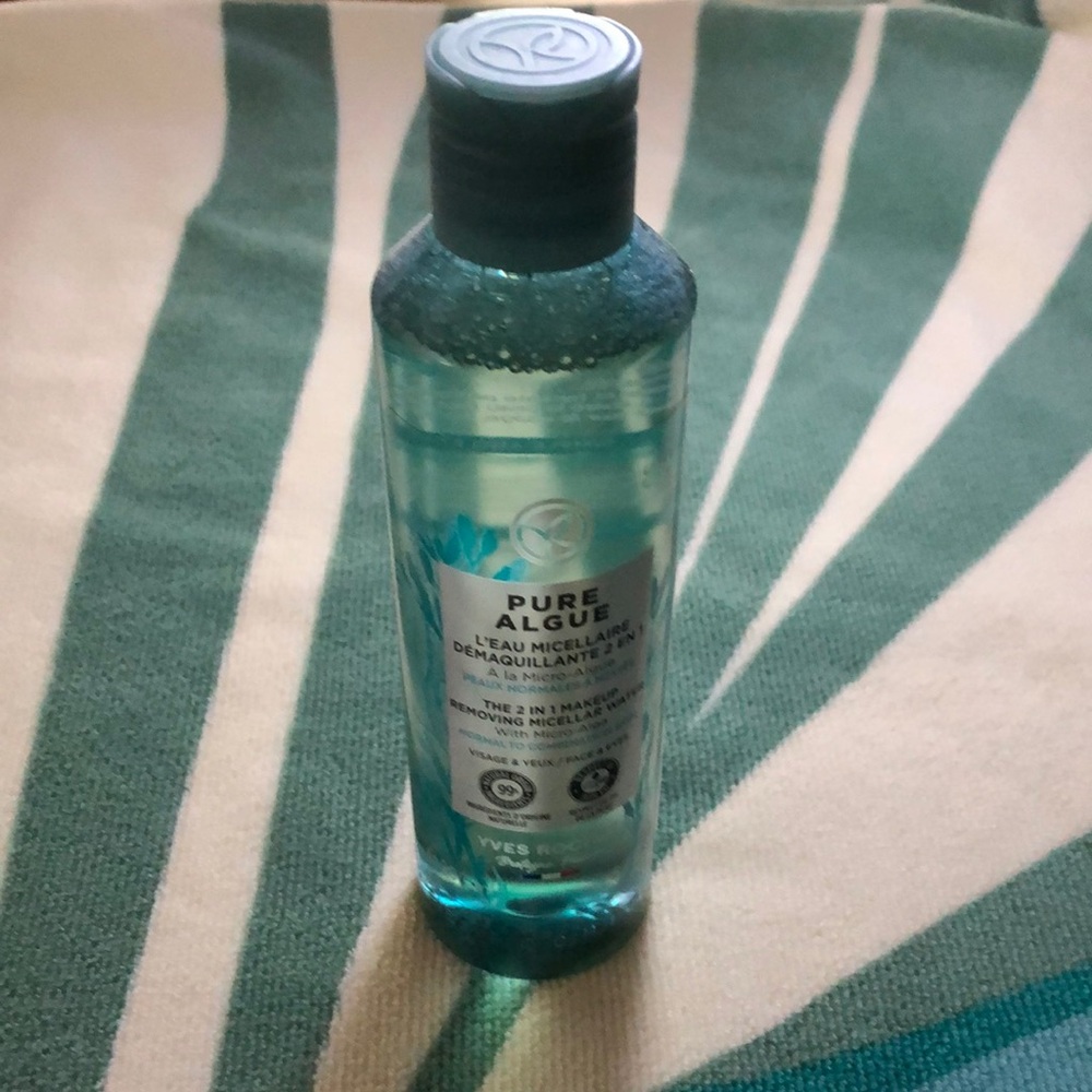 NWOT Yves Rocher Pure Algue 2 in 1 Makeup removing micellar water